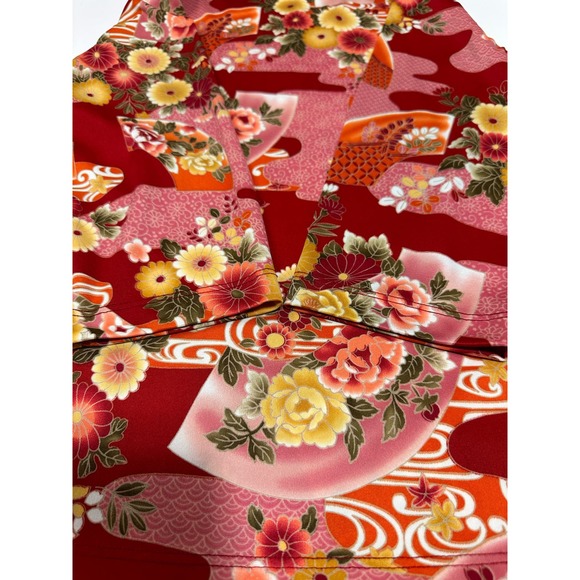 Vintage Naturally Petite Women’s Red Floral Top-Medium - Picture 8 of 8